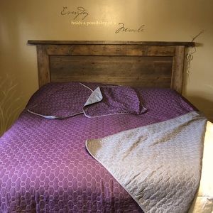 Bedspread w/ shams - reversible